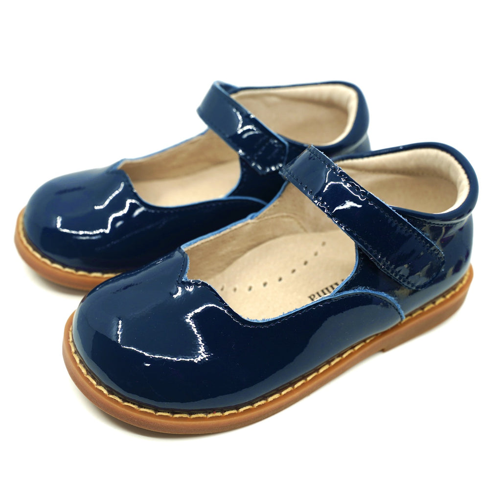 Atti Anna Arabella Maryjane Shoe Patent Blue Dress Shoes Atti