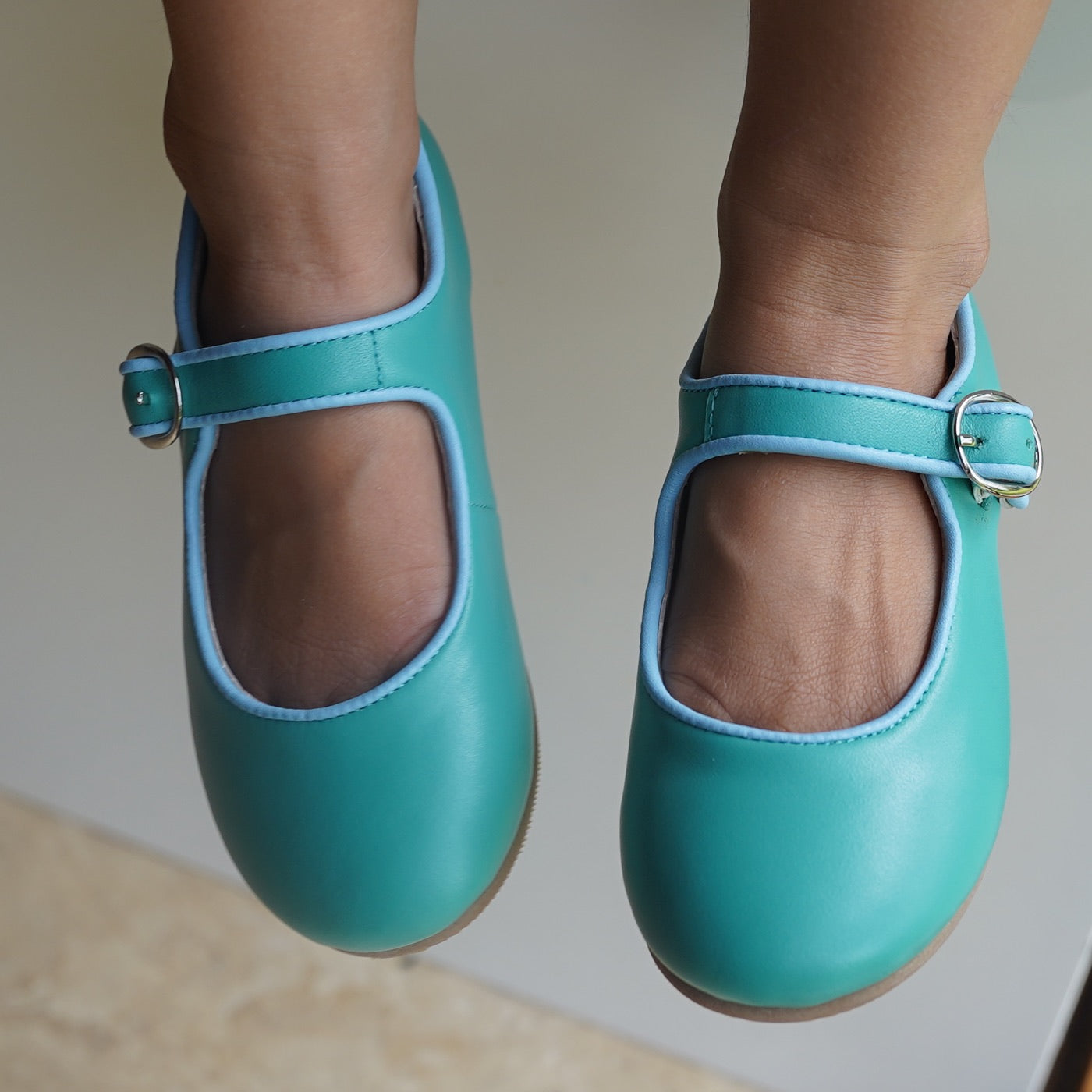 Turquoise mary 2025 jane shoes